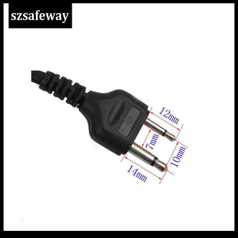 PPT Speaker Mic Para ICOM Rádio Em dois Sentidos IC-V80 IC-V85 IC-F3 F4 IC-F10 IC-F20 IC-V82 IC-W32A