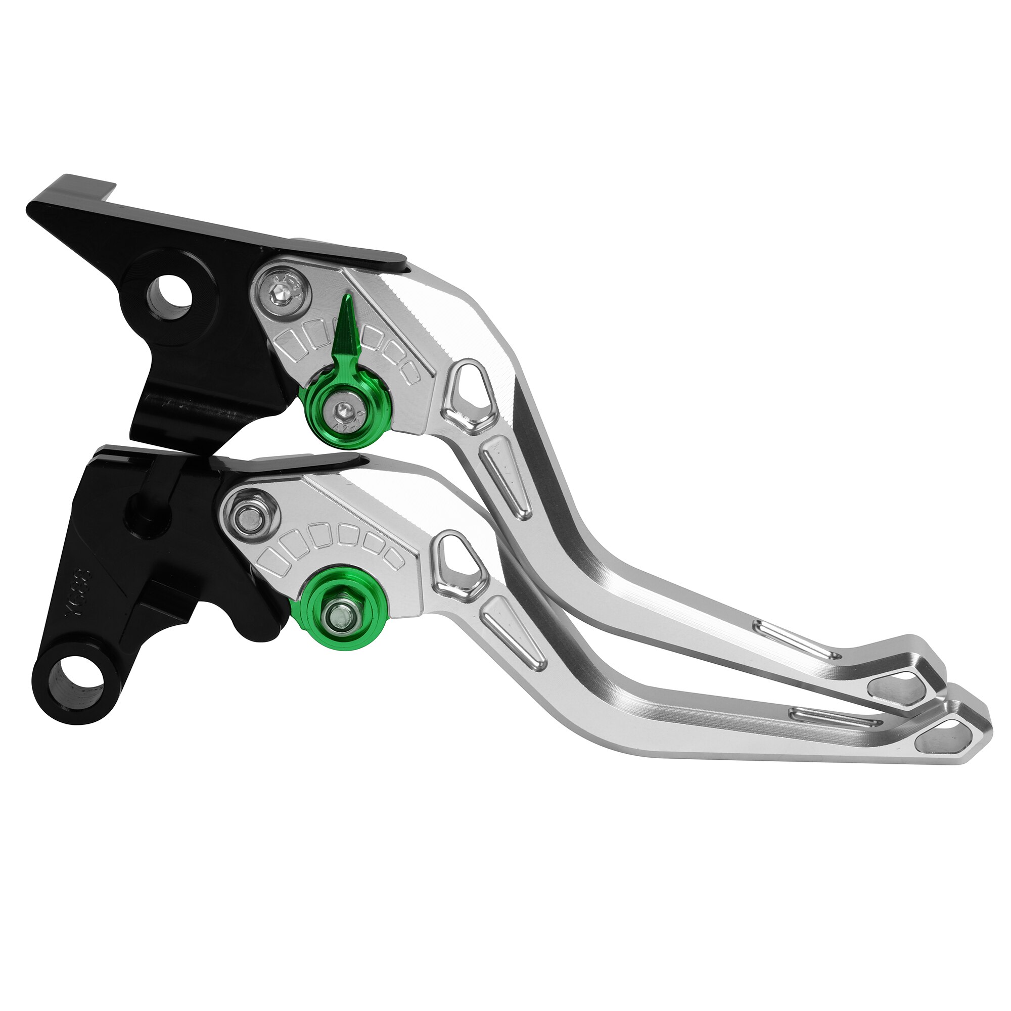 Para Kawasaki Z750 (Modelo No Z750S) y Z800/E, versión de aluminio, palanca de embrague de freno de motocicleta ajustable, un par de CNC