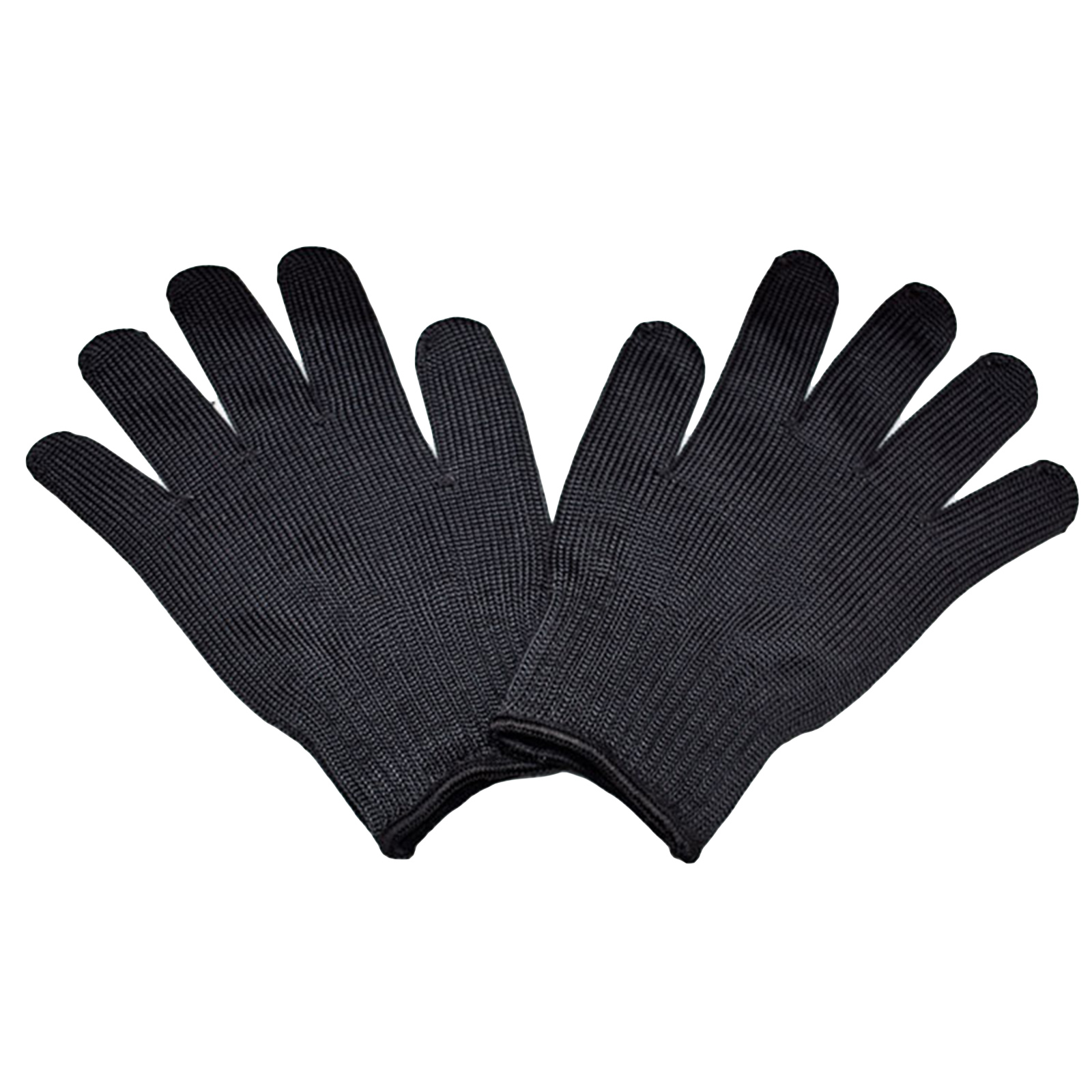 Guantes antimordeduras de entrenamiento para pájaros y loros, guantes protectores de alambre de acero para masticar, manejo de animales pequeños, accesorios para periquitos: Negro