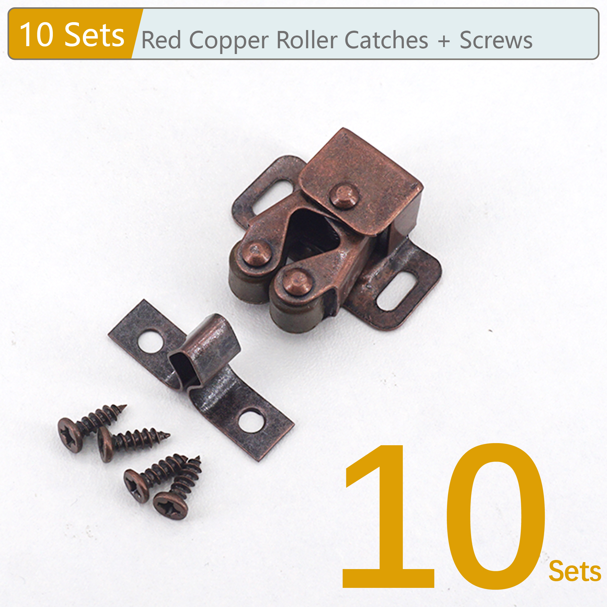10/5/2 Sets Cabinet Roller Catch Door Stop Closer Stoppers Damper Buffer Clasp Latch for Wardrobe Cupboard Furniture Hardware: Other