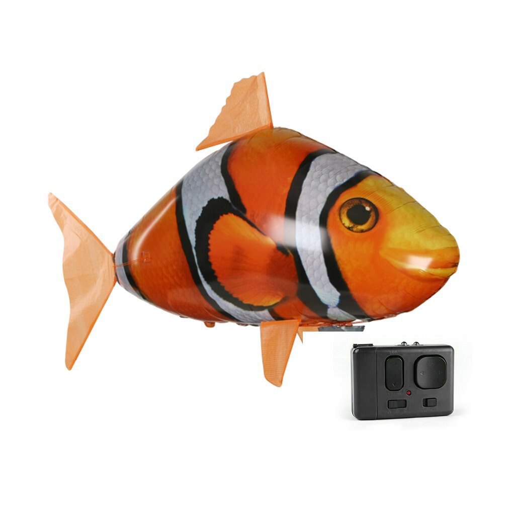 Funny Cute Flying Remote Control Inflatable Fish Balloon Wedding Children Birthday Decoration Balloon: Default Title