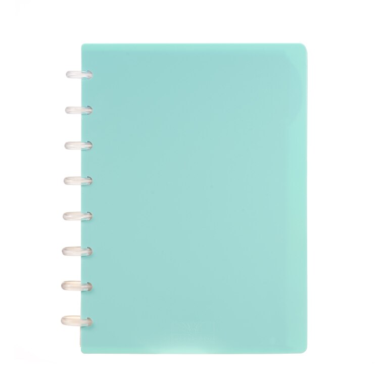 A5 Loose-leaf Notebook Simple Student Loose-leaf Paper Diary Mushroom Hole Removable Loose-leaf Notebook Business Notebook: green