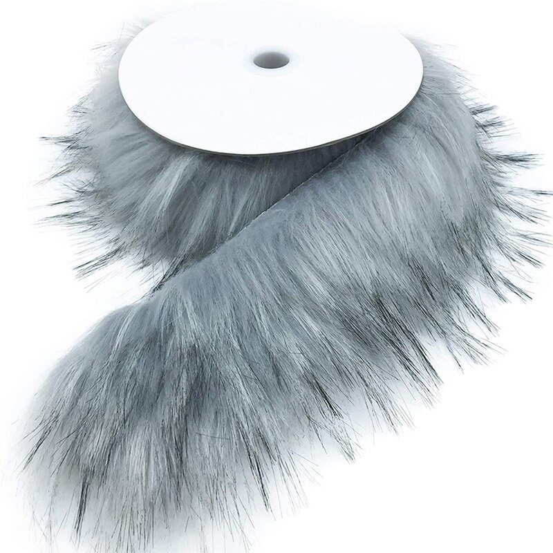 1m/ rollen pluizig nepbontlint voor doe-het-zelf naaiprojecten, kleding, hoodies, pluizige afwerking, stof voor kostuumdecoraties, doe-het-zelf handgemaakte benodigdheden