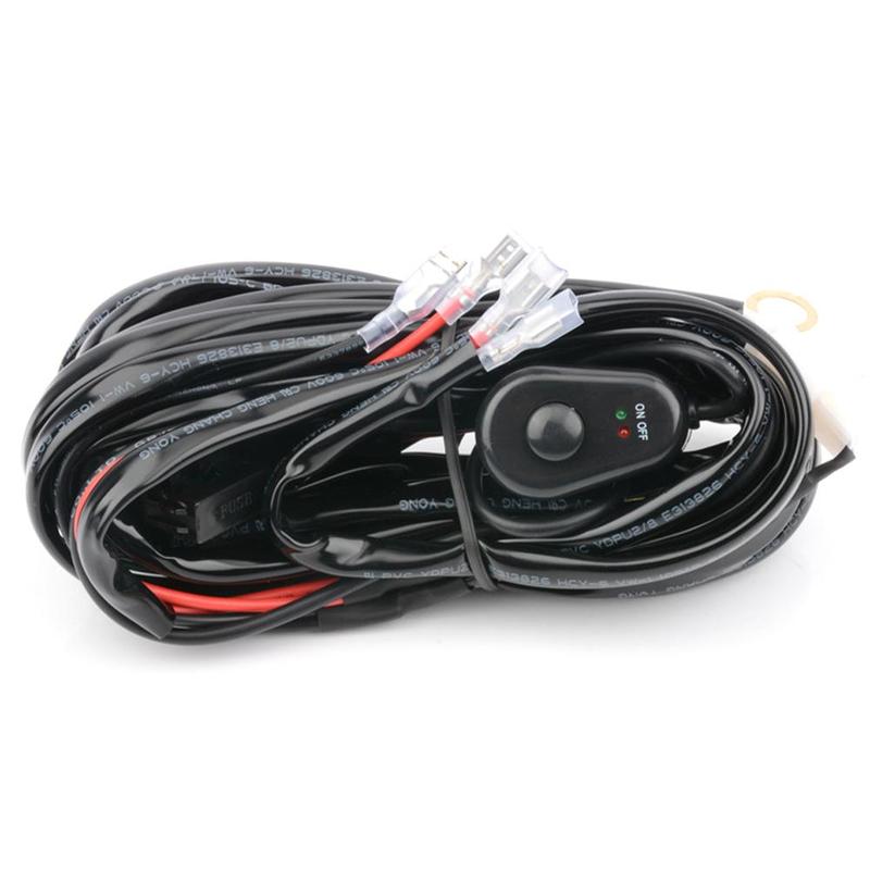 thumbnail image 2 of H11 Fog Light Wiring Harness Socket Wire LED Indicator Switch Kit 12V 40A Relay 2 of 12