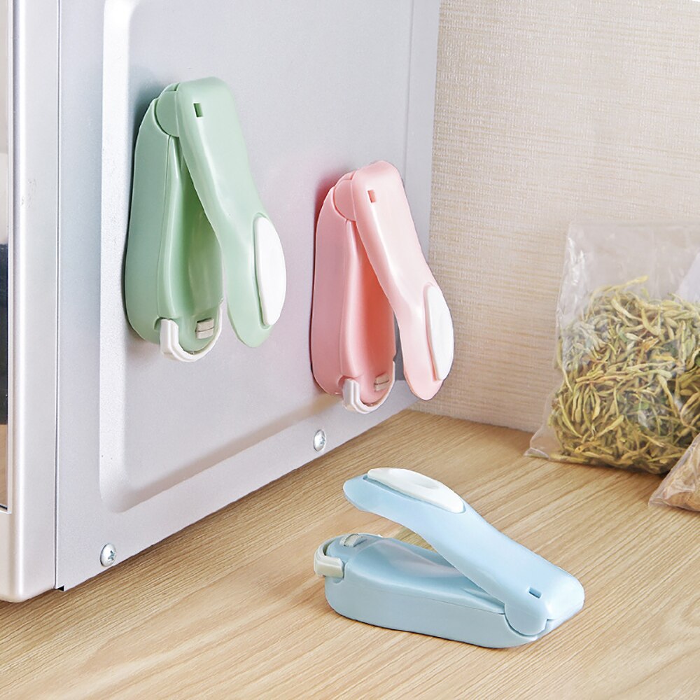 Draagbare Mini Warmte Sluitmachine Impuls Sealer Seal Verpakking Plastic Zak Impuls Sealer Seal Verpakking Verwarming Afdichting Tool