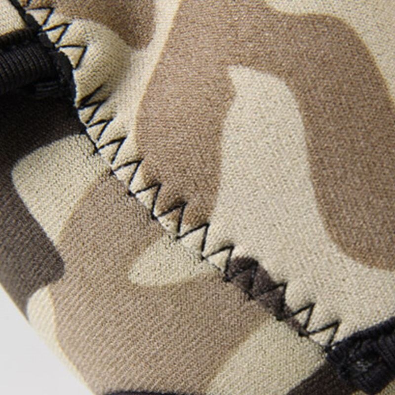 Ootdty scuba diving neopren kniv wrap camouflage sheath strop benholder 2 lommer