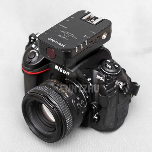 1 stk yongnuo ttl sender/mottaker i-ttl 2.4g trådløs blitsutløser  yn622n ii hss 1/8000 til nikon dslr kamera speedlite  sb910 sb900