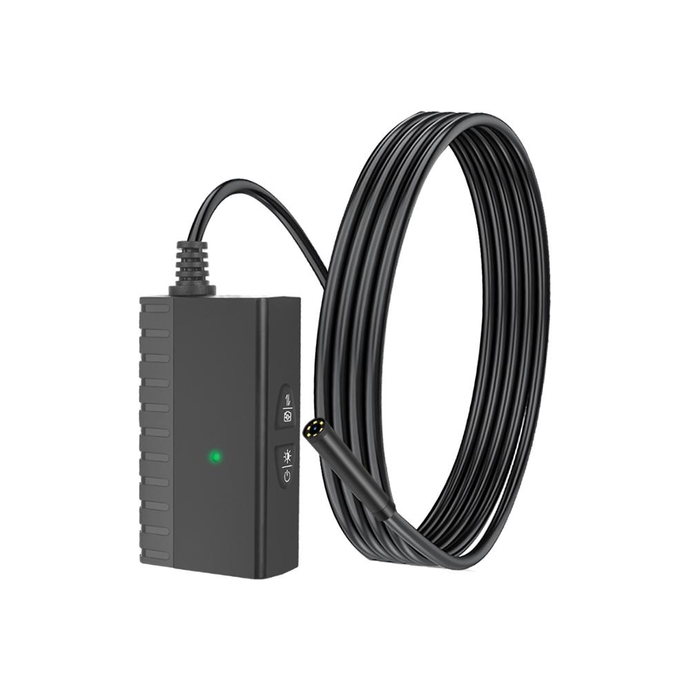 5.5mm WIFI Endoscope Camera HD 1200P 1-10M Mini Waterproof Hard Wire Wireless 6 LED Borescope Camera For Android PC IOS Endoscop