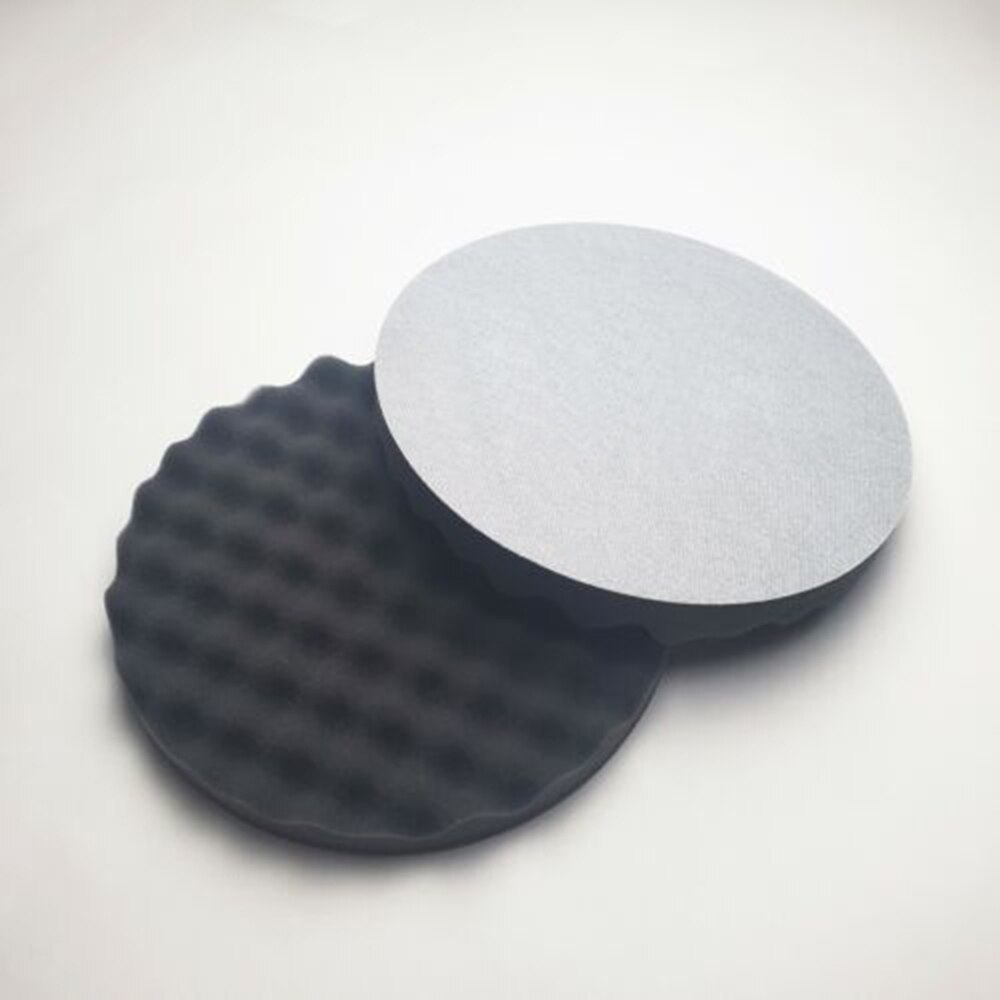 3M 05725 espuma almohadilla pulidora Dia. Disco de esponja para pulir ondas negras, rueda de esponja, encerado, protección de pintura de coche, 8 pulgadas (2 almohadillas en)