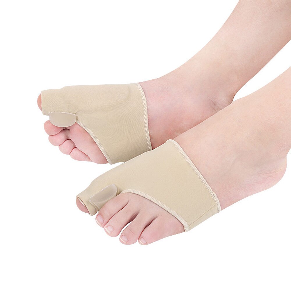 Silicone Toe Separator Splint Bunion Corrector for Bent Toes Overlapping Toes Hallux Valgus Big Toe Outer Straightener