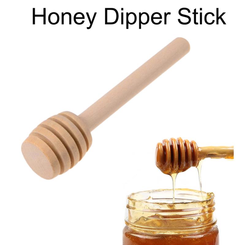 Mini Bee Honing Dipper Sticks Dip Server Drizzler Honing Jar Dispenser Drizzled Melk Thee Muddler Roerder Roerstaafje Lepel