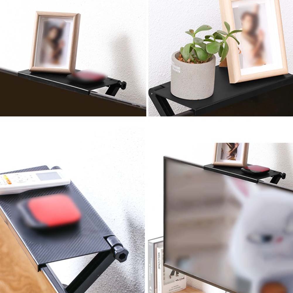 Desktop Stand ABS Foldable Shelf Computer LCD Display Stand Multifunction Storage Desk Suporte Riser Shelf Monitor Bracket