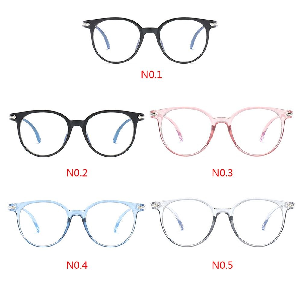 Unisex Blue Light Blocking Spectacles Anti Eyestrain Decorative Glasses Light Computer Radiation Protection Eyewear