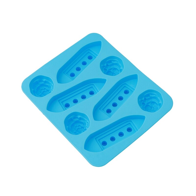 Romance créative Fun Titanic Cocktails Silicone moule bac à glaçons chocolat Fondant moule bricolage barre fête boisson