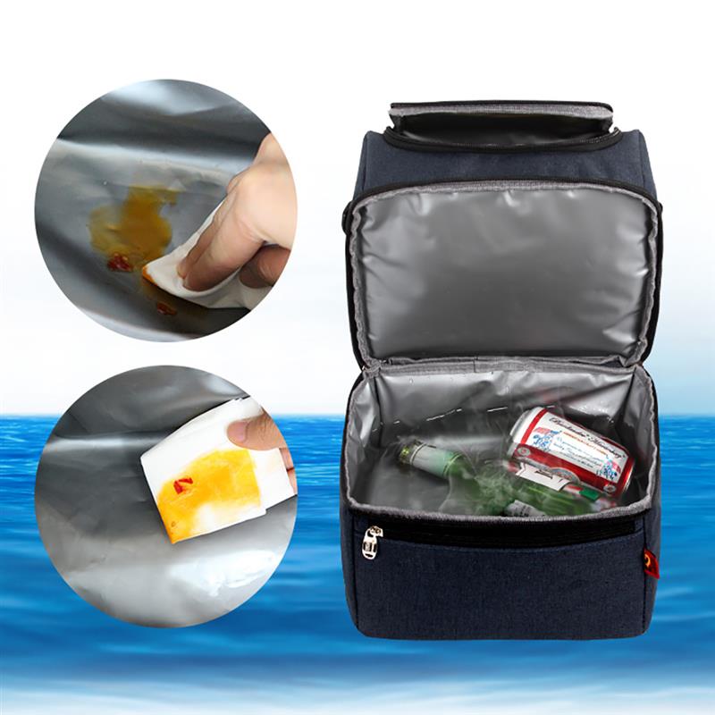 Enkle og stilfulde termo madposer termisk madkasse til børn mad taske picnic taske håndtaske køligere isoleret madkasse