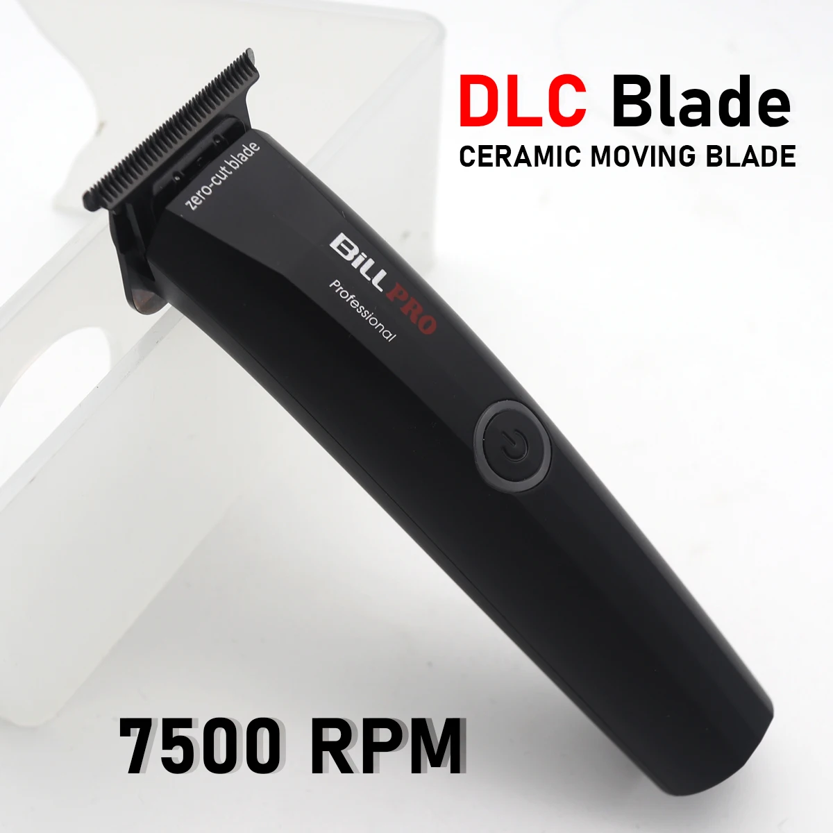 BiLL PRO BL931 7500 RPM DLC KERAMISCHE Mes Professionele tondeuse OilHead Graveren Barbershop Heren Zero-Cut Blade