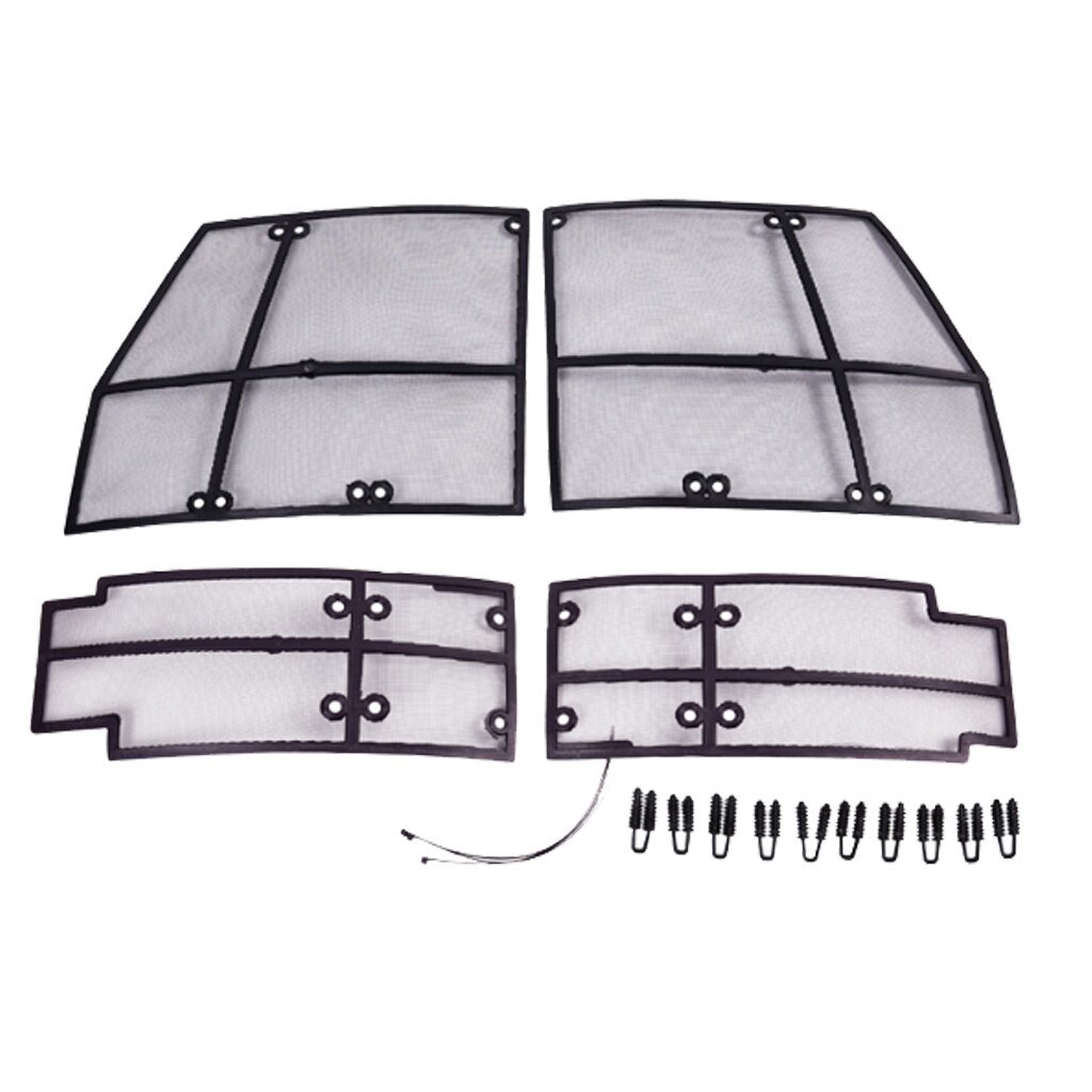 For Nissan Patrol Y62 Accessories Car Front Insect Grilles Net For Nissan Patrol Y62 Screening Mesh Cover: Deep Green