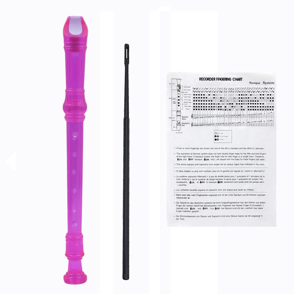 8 Gaten Fluit Lange Muzikale Sopraan Recorder Kinderen Educatief Instrument Voor Klarinet Beginner Fluit Houtblazers