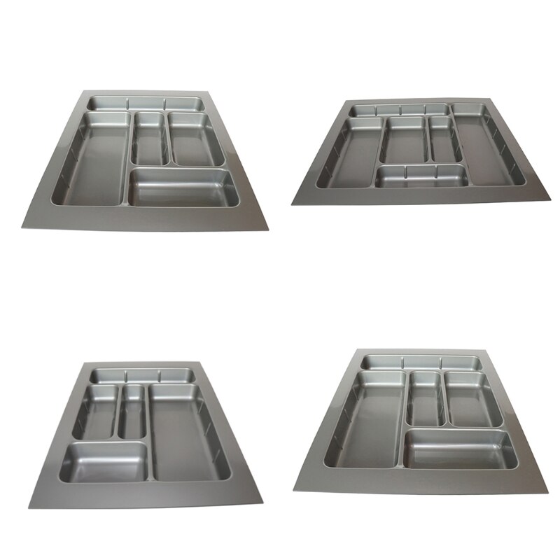 1 Pc ABS Kitchen Drawer Organizer Tray Cabinet Chopsticks Spoon Cutlery Storage Box Plastic Drawer Compartment Divider Tray