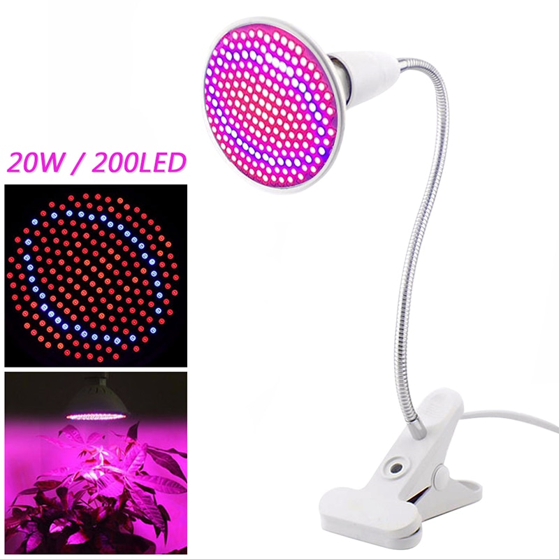 E27 85-265V Indoor Groeilicht 6W 15W 20W Led Licht Groeien Volledige Spectrum Voor planten Hydrocultuur Bloemen Groenten Groeien