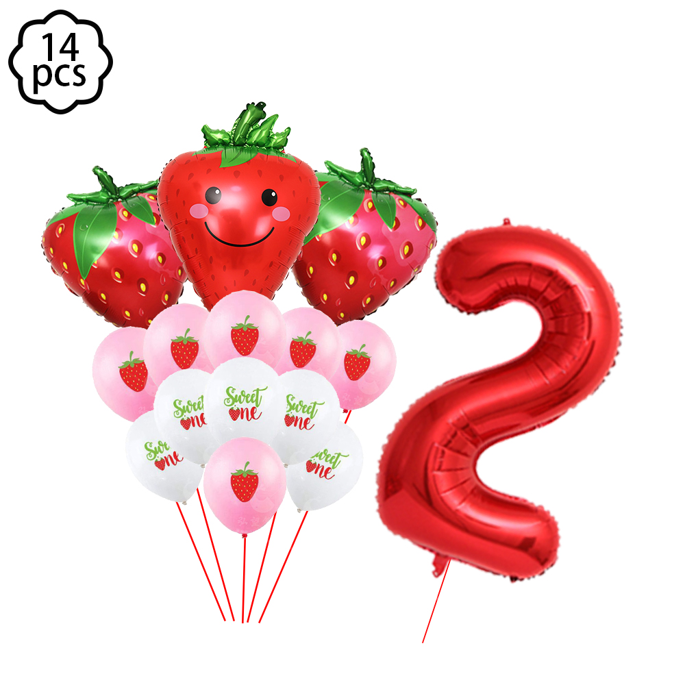 Strawberry party plates cups napkin tablecloth supplies baby shower kids girls birthday supplies Strawberry birthday Party Decor: Burgundy