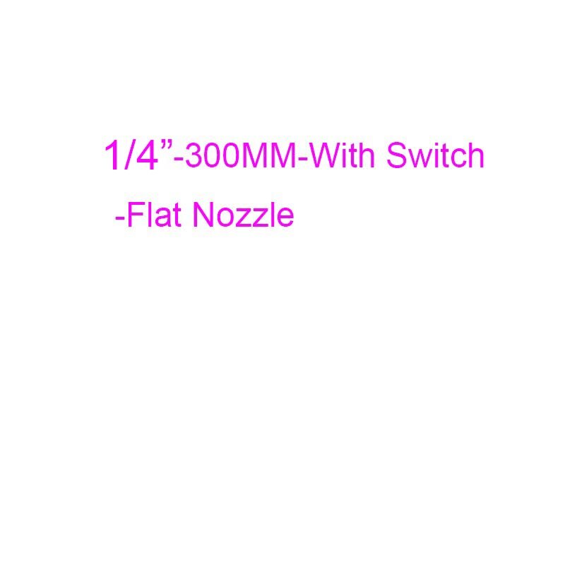 1/4" Flat Nozzle Lathe Cooling Tube Round Nozzle Plastic Flexible Water Oil Coolant Pipes Hoses for CNC Machine: TYPE M