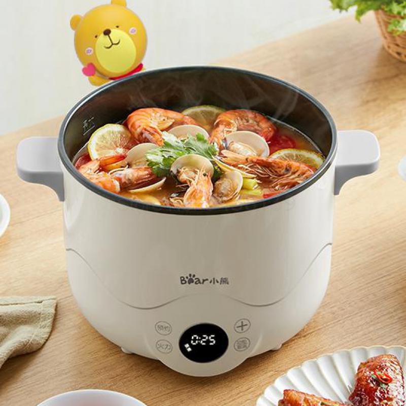 Electric skillet dormitory pot student pot electric pot small pot home multi-function electric cooking steaming one pot