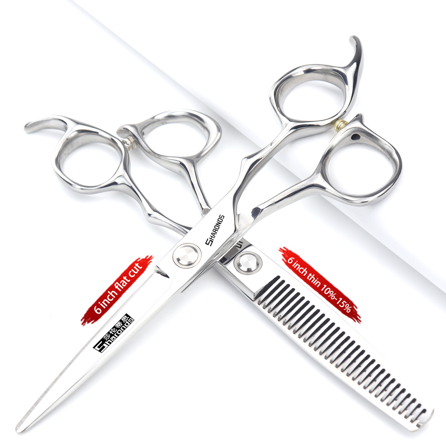 6 Inch Kapper Specifieke Schaar Professionele Kappers Schaar Kapper Tondeuse Set Platte Dunner Haar Snijgereedschappen