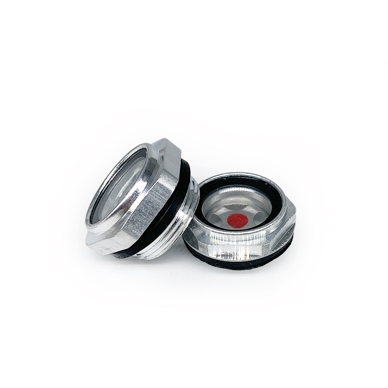 1 PC of 1/4" 3/8" 1/2" 3/4" 1" 1-1/4" 1-1/2" 2" BSP NPT Male Aluminum Oil Sight Glass Window Use For Air Compressor Lathe