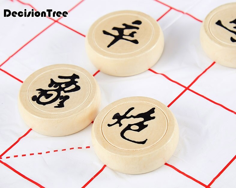 chinese traditional set wooden table chess chinese chess games resin chessman christmas birthday premium entertainme