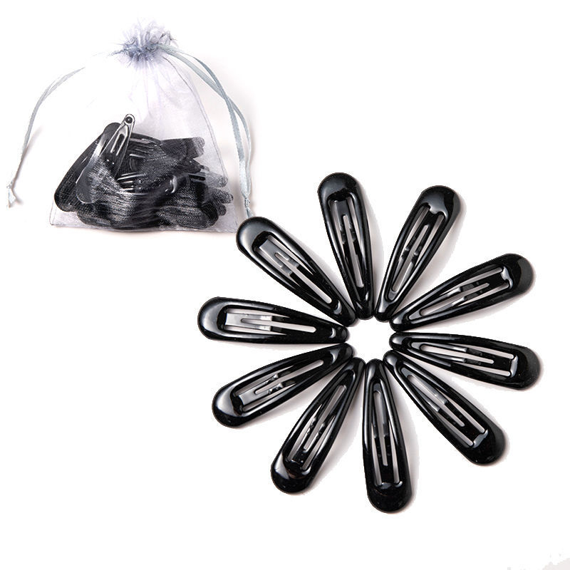 10/20/30/40Pcs Baby Hairclip Haarspelden Leuke Kleurrijke -Vormige Clip Mode Baby Meisje haarspelden Haar Accessoires Haarspelden: 10pcs Black