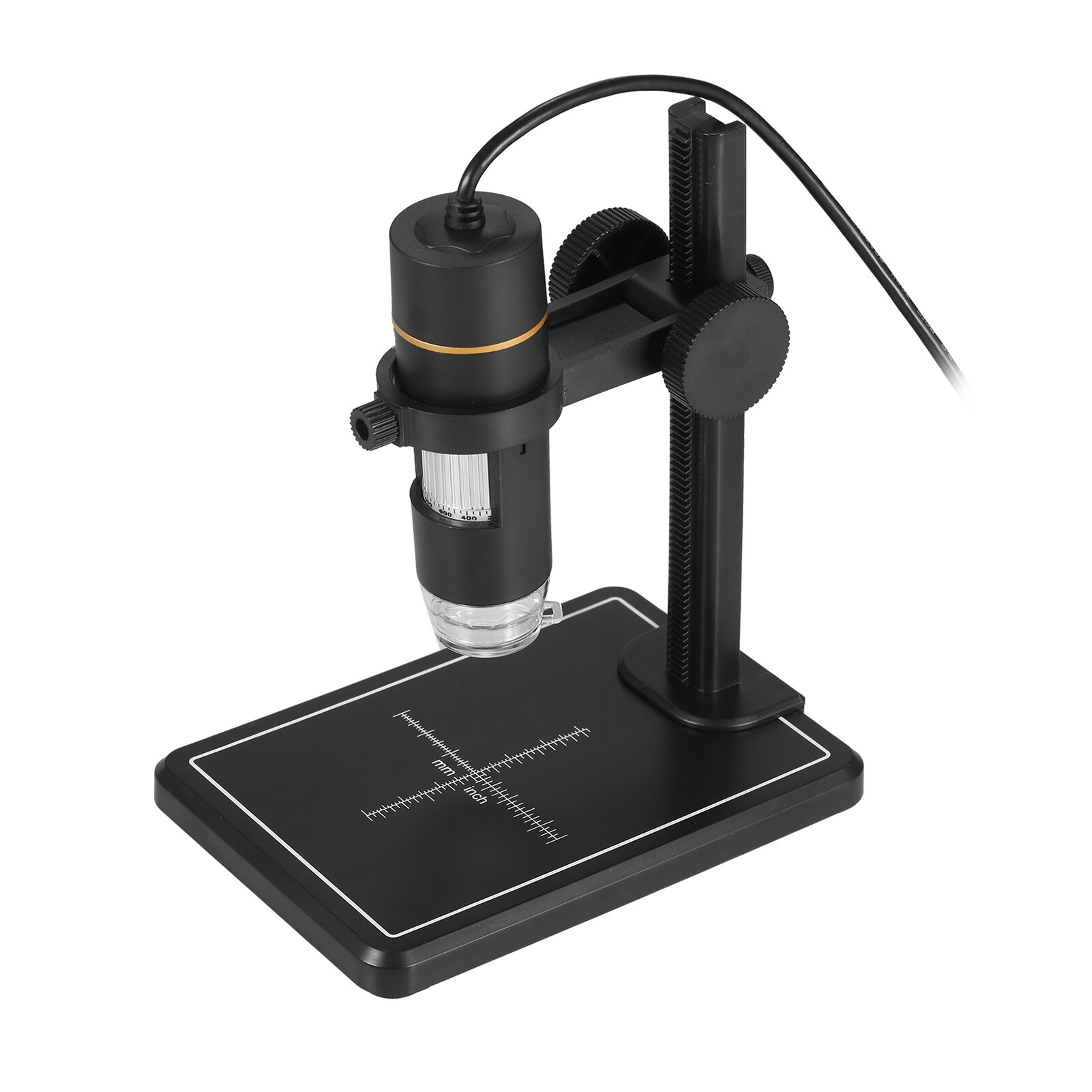 Kkmoon 1000X Vergroting Usb Digital Microscope Met Otg Endoscoop 0.3M Cmos Sensor 8-Led Light Vergrootglas Vergrootglas: Bruin