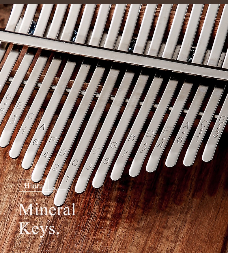 17 21 Key Kalimba Wooden Figure Keyboard Thumb Piano Musical Instruments Chamfer Calimba Mini Kalimbas Accessories