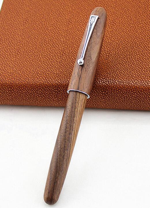 wooden pen jinhao business office fountain pen Home collection craft pen School student learning stationery: D / Medium 0.6-0.7mm