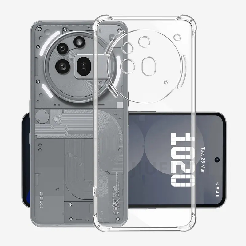 Für nichts Telefon 3A Profi fallen Silikon Weiche Klare Telefon Fällen Telefon3A 3APro Funda transparent Stoßfest Airbag Abdeckung funda Capa