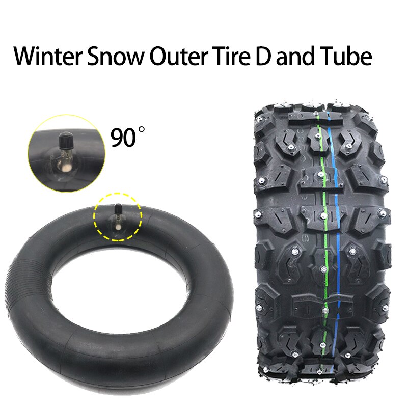 90/65-6.5 City Road Off Road Winter Snow Tires 11 Inch Tubeless Tire for Dualtron Ultra Speedual Plus Zero 11x Electric Scooters: Snow Tire D and Tube