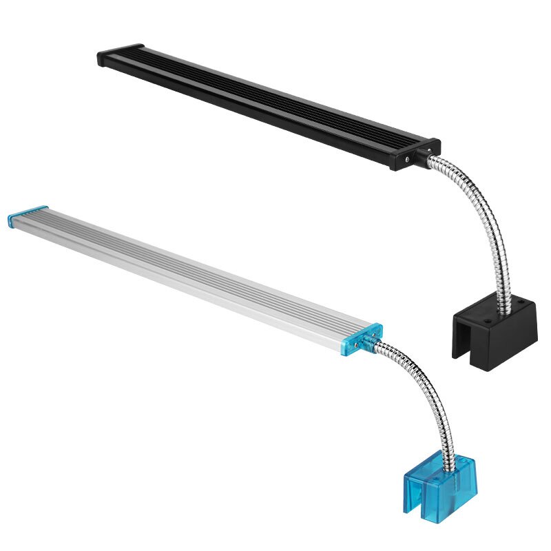 Aquarium Light Highlight Aquarium LED Light Aluminum Alloy Blue And White Clip Light Ornamental Aquatic Landscaping Special Lamp