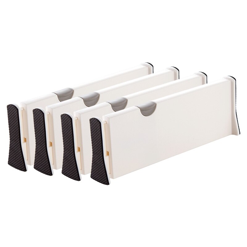 Uitbreidbare hoge ladeverdelers van Rapturous - 8 Pack - 6 Inch hoge dressoirladeorganisatoren, anti-kras schuimranden - verstelbare keukenladesorganisatieafscheiders voor slaapkamer, badkamer, kantoor
