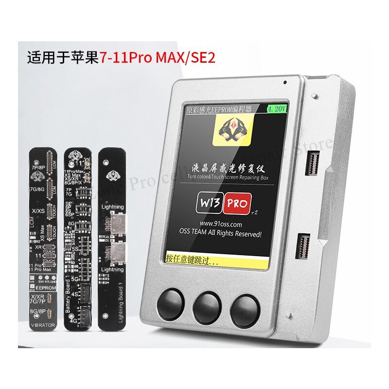 W13 Pro V2 Lcd Omgevingslicht Vibrator Reparatie Scherm Ip Eeprom Programmeur Voor Iphone 7 8 X Xsmax 11Pror