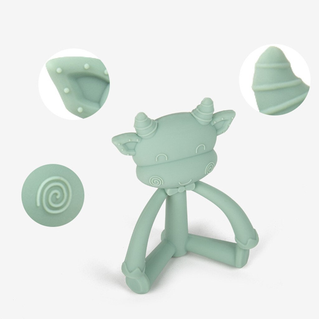 Peuters Zuigelingen Baby Tandjes Speelgoed Zachte Siliconen Fruit Bijtring Houder Cartoon Kids Bijtring Educatief Speelgoed Baby Shower Speelgoed 3