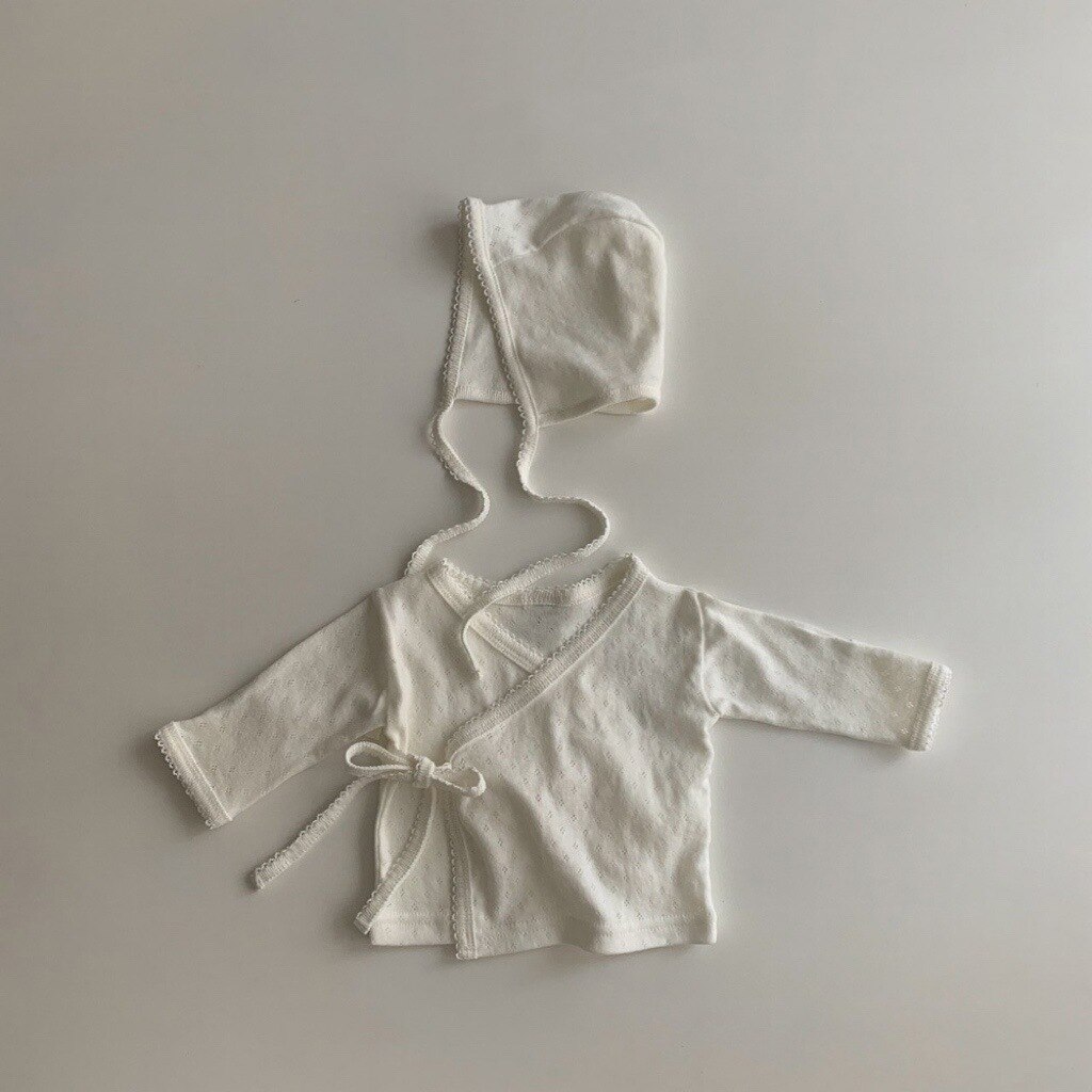 Baby Long Sleeve Spring Cotton Coat Boys Girls Loose Tracksuit 2022 Casual Clothes With Hat: white / 24M 90cm