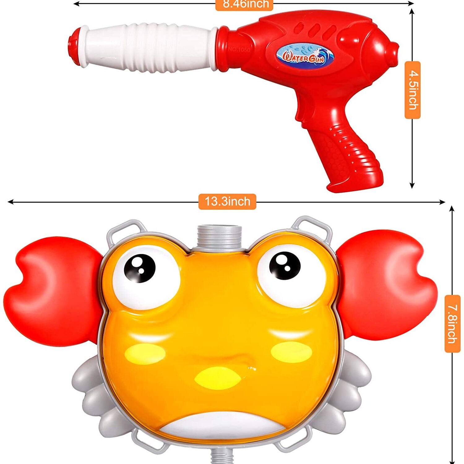 Waterpistool Rugzak, Water Blaster Voor Kids Water Shooter Met Waterpistool Speelgoed Voor Kinderen, zomer Outdoor Speelgoed Voor Zwembad Strand Water