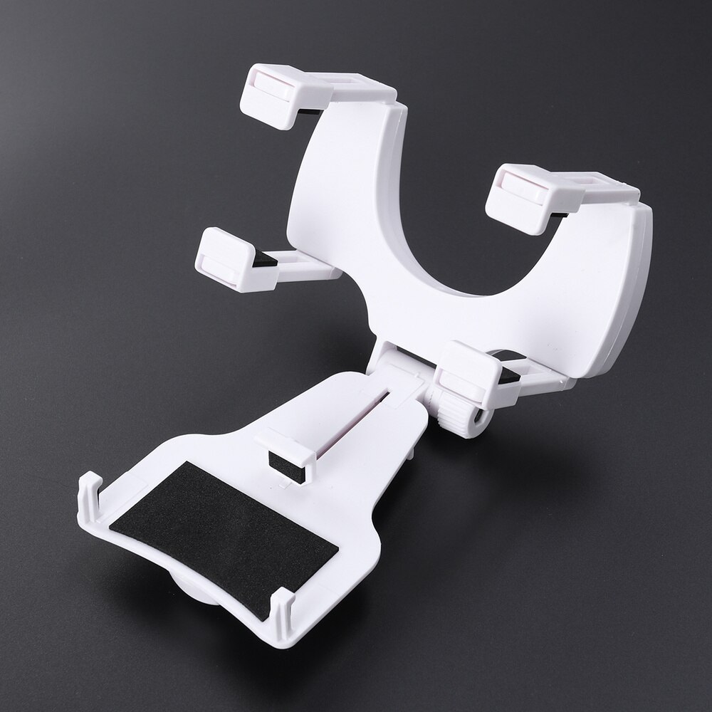 Cell Phone Car Mount Review Mirror Phone Holder Cradle Stand for GPS (Black)