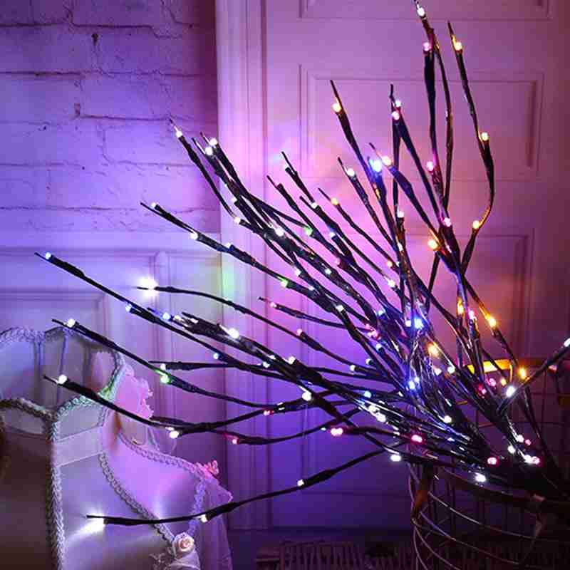 Led pilträdsgren lampa familjerumsdekoration festlampa gren dekoration trädgårdssnöre trädlampa  z8 g 5