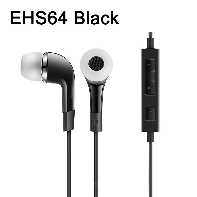Earphones EHS64 With Built-in Microphone 3.5mm In-Ear Wired Headset: black