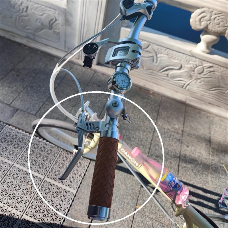 Hopfällbar cykelbromsspak aluminiumlegering cnc ihålig v-broms c-bromsok bromsspakar för bromptoncykel