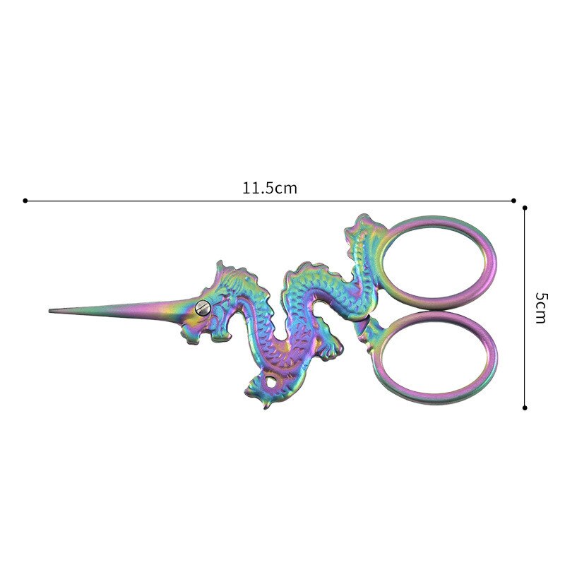 Draak Paard Schaar Kruissteek Retro Zakka Vintage Schaar Antieke Fijn Naaien Tailor Handwerken Borduren Schaar Stof
