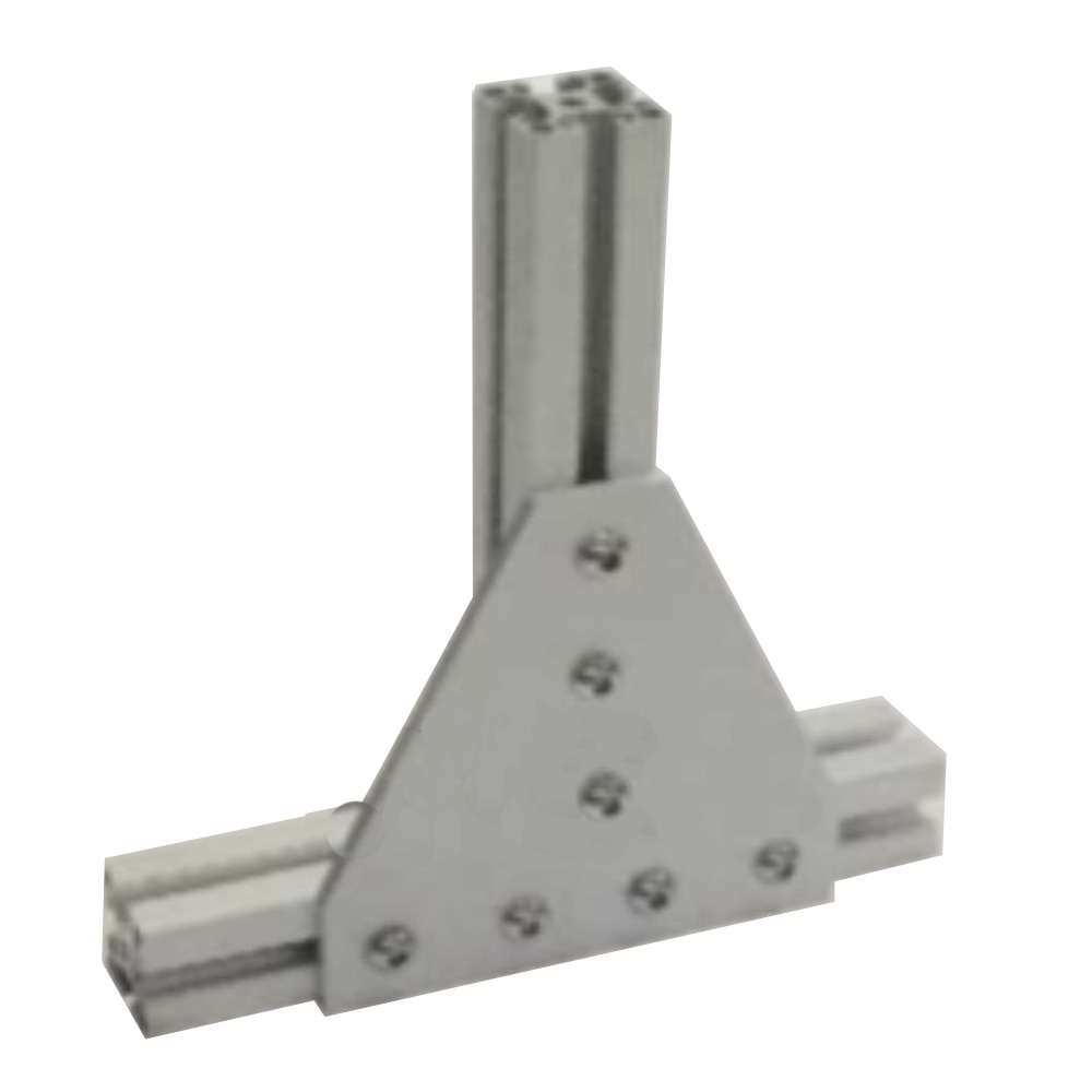 Aluminium Material Joint Board Plate Corner Angle Bracket Connection Strip for Aluminum Profile 3030/4040 with 7 holes