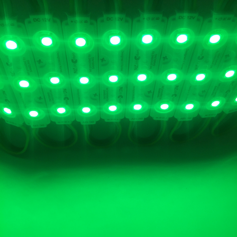 100pcs 5050 RGB LED Module Light 12v LED Injection Modules Backlight Full Color Can Change IP65 Waterproof for Led Sign Lighting