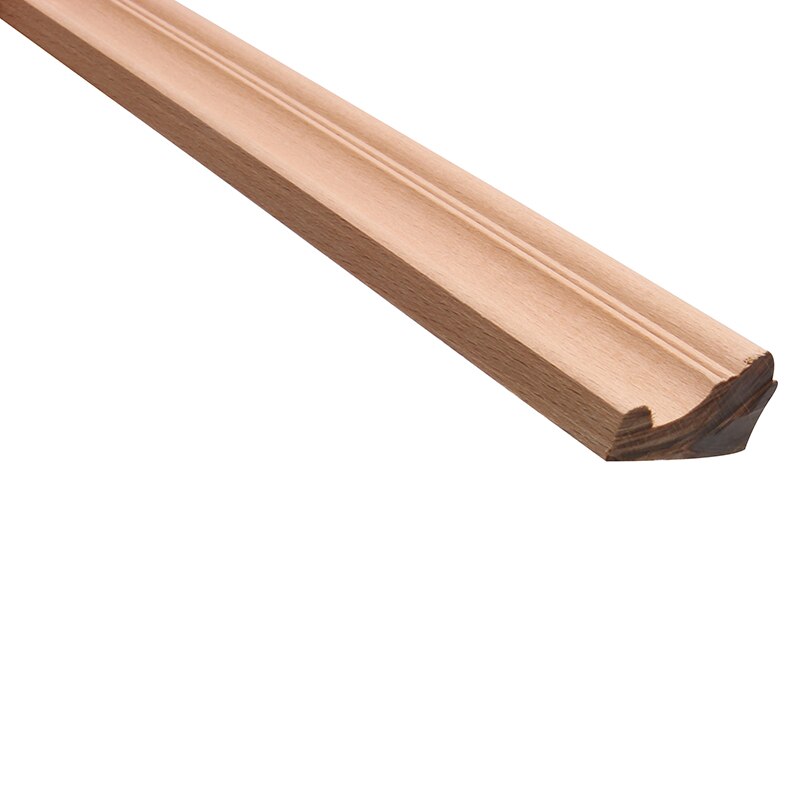 Unpainted Modern Wood Carving Lines Carving Lines Wood Applique Wood Decal Long Large Wooden Corner Furniture Home